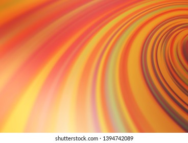 Light Orange vector abstract blurred pattern. Creative illustration in halftone style with gradient. The elegant pattern for brand book.