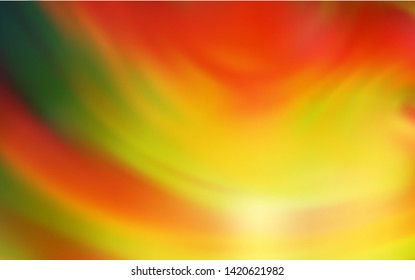 Light Orange vector abstract blurred layout. Glitter abstract illustration with gradient design. New style for your business design.