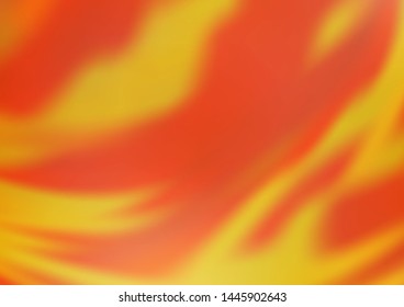 Light Orange vector abstract blurred template. Creative illustration in halftone style with gradient. Brand new design for your business.