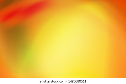 Light Orange vector abstract blurred layout. A completely new colored illustration in blur style. Blurred design for your web site.