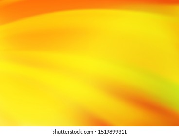 Light Orange vector abstract blurred template. Creative illustration in halftone style with gradient. The template can be used for your brand book.