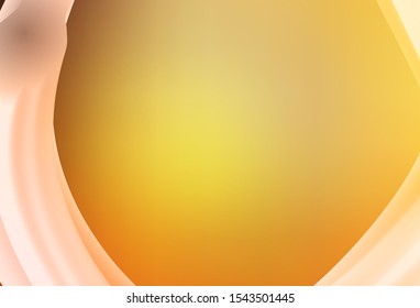 Light Orange vector abstract blurred background. Glitter abstract illustration with gradient design. New style for your business design.