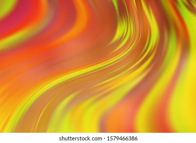 Light Orange vector abstract blurred layout. Colorful abstract illustration with gradient. Background for a cell phone.
