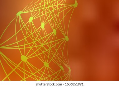 Light Orange vector abstract blurred background. Abstract colorful illustration with gradient. Elegant background for a brand book.