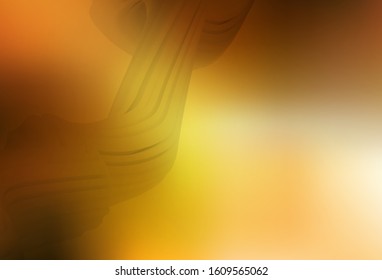 Light Orange vector abstract blurred background. A completely new colored illustration in blur style. New design for your business.