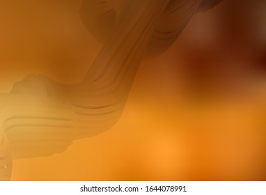 Light Orange vector abstract blurred background. Colorful abstract illustration with gradient. Completely new design for your business.