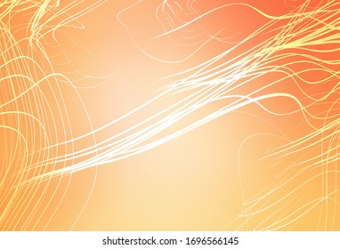 Light Orange vector abstract blurred background. Abstract colorful illustration with gradient. The best blurred design for your business.