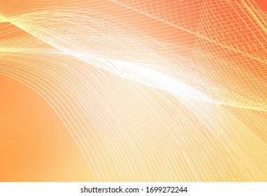 Fondo difuminado abstracto vectorial de naranja claro. Ilustración abstracta brillante con diseño degradado. Nueva forma de tu diseño.