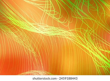 Fondo borroso abstracto de Vector naranja claro. Colorida ilustración abstracta con degradado. Diseño completamente nuevo para su negocio.