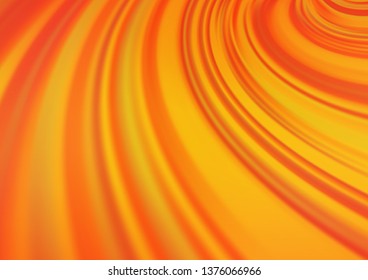 Light Orange vector abstract bokeh pattern. Creative illustration in halftone style with gradient. A new texture for your design.