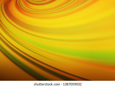 Light Orange vector abstract bokeh pattern. Colorful abstract illustration with gradient. The best blurred design for your business.