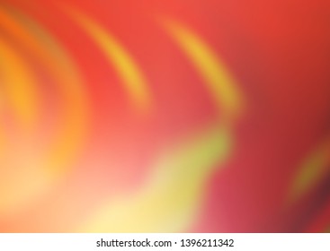 Light Orange vector abstract bokeh pattern. A completely new color illustration in a bokeh style. A completely new design for your business.