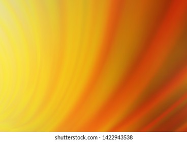 Light Orange vector abstract bokeh pattern. Colorful abstract illustration with gradient. The template for backgrounds of cell phones.
