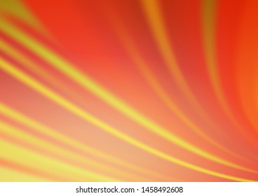 Light Orange vector abstract bokeh pattern. An elegant bright illustration with gradient. Brand new design for your business.