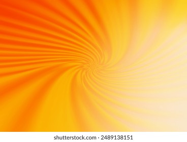 Light Orange vector abstract bokeh pattern. Modern geometrical abstract illustration with gradient. A completely new template for your design.