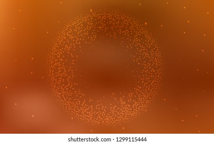 Light Orange vector abstract bright template. New colored illustration in blur style with gradient. New way of your design.