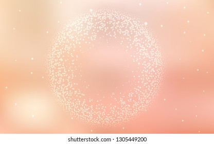 Light Orange vector abstract bright pattern. Creative illustration in halftone style with gradient. Completely new design for your business.
