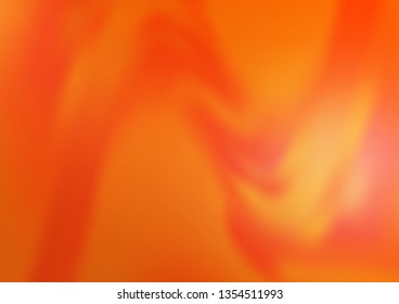 Light Orange vector abstract bright background. Glitter abstract illustration with an elegant design. The background for your creative designs.