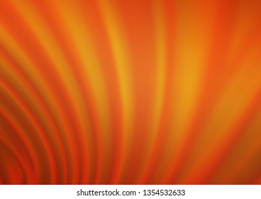 Light Orange vector abstract bright background. A completely new color illustration in a bokeh style. Brand new style for your business design.