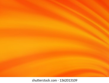 Light Orange vector abstract bright background. Colorful illustration in blurry style with gradient. Brand new style for your business design.