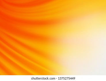 Light Orange vector abstract bright background. Colorful illustration in blurry style with gradient. A completely new template for your design.