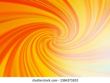 Light Orange vector abstract bright template. A completely new color illustration in a bokeh style. The best blurred design for your business.