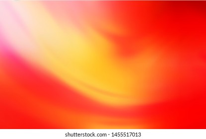 Light Orange vector abstract bright template. A completely new colored illustration in blur style. New way of your design.