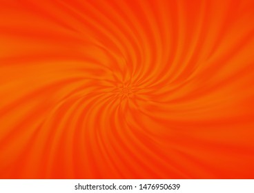 Light Orange vector abstract bright background. A completely new color illustration in a bokeh style. The background for your creative designs.