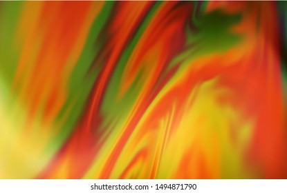 Light Orange vector abstract bright texture. Glitter abstract illustration with gradient design. Completely new design for your business.