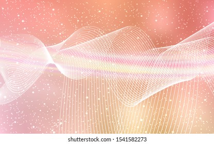 Light Orange vector abstract bright texture. Shining colored illustration in smart style. Smart design for your work.