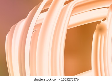 Light Orange vector abstract bright template. A completely new colored illustration in blur style. New style design for your brand book.