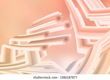 Light Orange vector abstract bright pattern. Colorful illustration in abstract style with gradient. New way of your design.