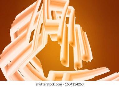 Light Orange vector abstract bright pattern. Colorful abstract illustration with gradient. Elegant background for a brand book.
