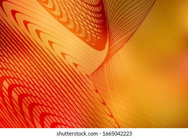 Light Orange vector abstract bright texture. Modern abstract illustration with gradient. New way of your design.