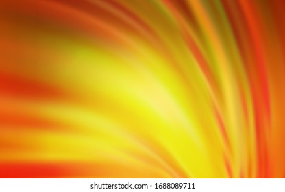 Plantilla brillante abstracta vectorial naranja clara. Ilustración abstracta de color con degradado. Nueva forma de tu diseño.