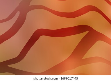 Light Orange vector abstract bright template. A completely new colored illustration in blur style. New style design for your brand book.