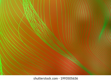 Light Orange vector abstract bright pattern. Creative illustration in halftone style with gradient. Completely new design for your business.