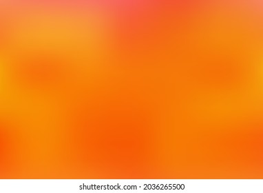 Light Orange vector abstract bright background. Colorful illustration in blurry style with gradient. Sample for your creative designs.