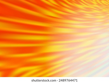 Light Orange vector abstract bright background. Colorful illustration in blurry style with gradient. The template for backgrounds of cell phones.
