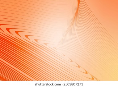 Hellorange Vektorgrafik abstrakte helle Textur. Abstrakte, farbenfrohe Illustration mit Farbverlauf. Intelligentes Design für Ihre Arbeit.