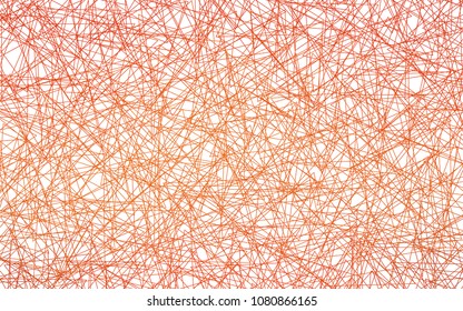 Light Orange vector abstract colorful background, which consist of triangles. Pattern with colored triangles on white background.