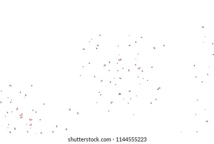 Light Orange vector abstract colorful background, which consist of triangles. Pattern with colored triangles on white background.
