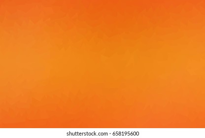 Light Orange vector abstract colorful background, which consist of triangles. Pattern with colored triangles on white background.