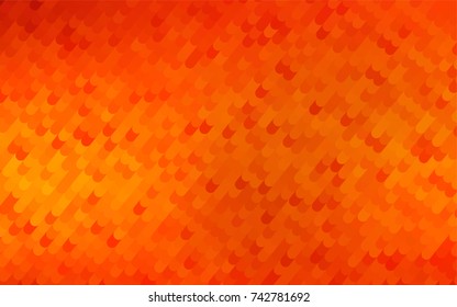 Light Orange vector abstract curved background. Brand-new colored illustration in blurry style with gradient. The elegant pattern can be used as part of a brand book.