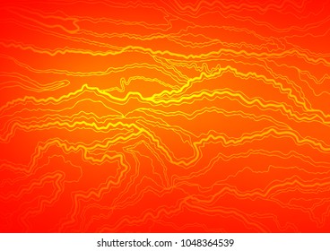 Light Orange vector abstract doodle texture. Blurred decorative design in Indian style with Zen tangles. The completely new template can be used for your brand book.
