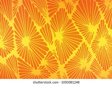 Light Orange vector abstract doodle pattern. Sketchy hand drawn doodles on blurred background. The doodle design can be used for your web site.