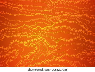 Light Orange vector abstract doodle background. Blurred decorative design in Indian style with Zen tangles. A completely new template for your business design.