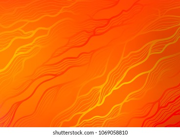Light Orange vector abstract doodle background. Creative illustration in blurred style with doodles and Zen tangles. The completely new template can be used for your brand book.