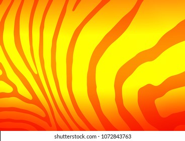 Light Orange vector abstract doodle pattern. Geometric doodle illustration in Origami style with gradient. Brand-new style for your business design.