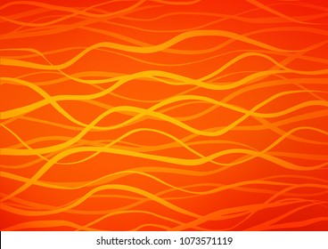 Light Orange vector abstract doodle template. Doodles on blurred abstract background with gradient. A new texture for your design.
